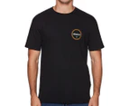 Billabong Men's Walled Short Sleeve Tee / T-Shirt / Tshirt - Black