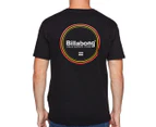 Billabong Men's Walled Short Sleeve Tee / T-Shirt / Tshirt - Black