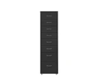 Levede 8 Drawer Office Cabinet Drawers Storage Cabinets Steel Rack Home Black