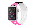 Marge Plus Soft Silicone Cartoon Minnie Mouse Bands for Apple Watch Series 7/SE/6/5/4/3/2/1 -C9
