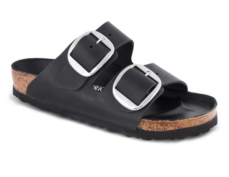 Birkenstock Women's Arizona Big Buckle Regular Fit Sandals - Black