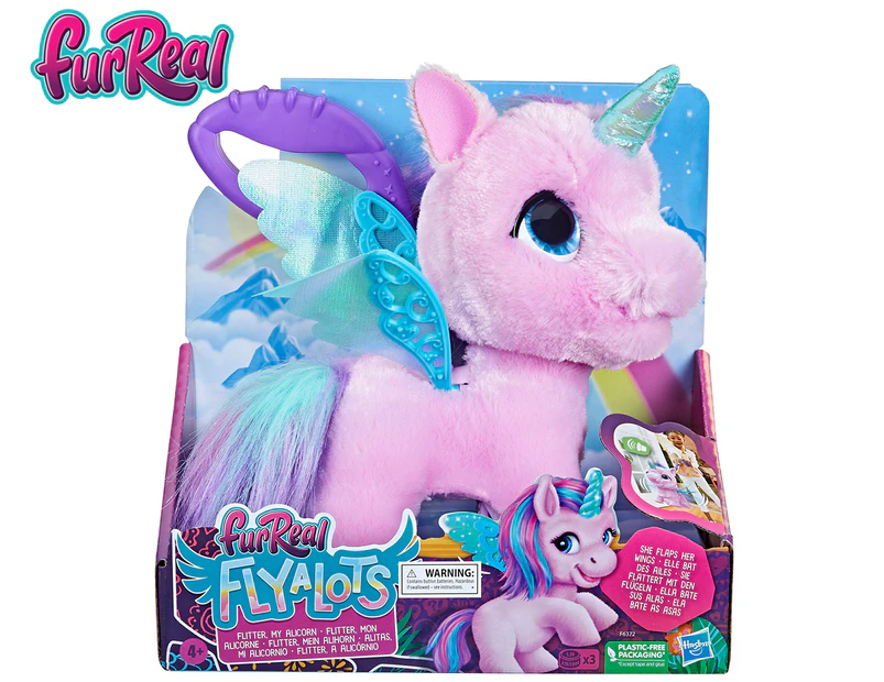 FurReal Friends Flyalots Flitter My Alicorn Plush Toy