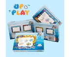 UPnPlay Kids 24 Piece Activity Play Mat with Drawing Board Magic Pen & Bonus Accessories - Beach