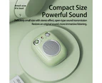 Mini Wireless Portable Music Bluetooth Speaker Remax - Retro - Pink
