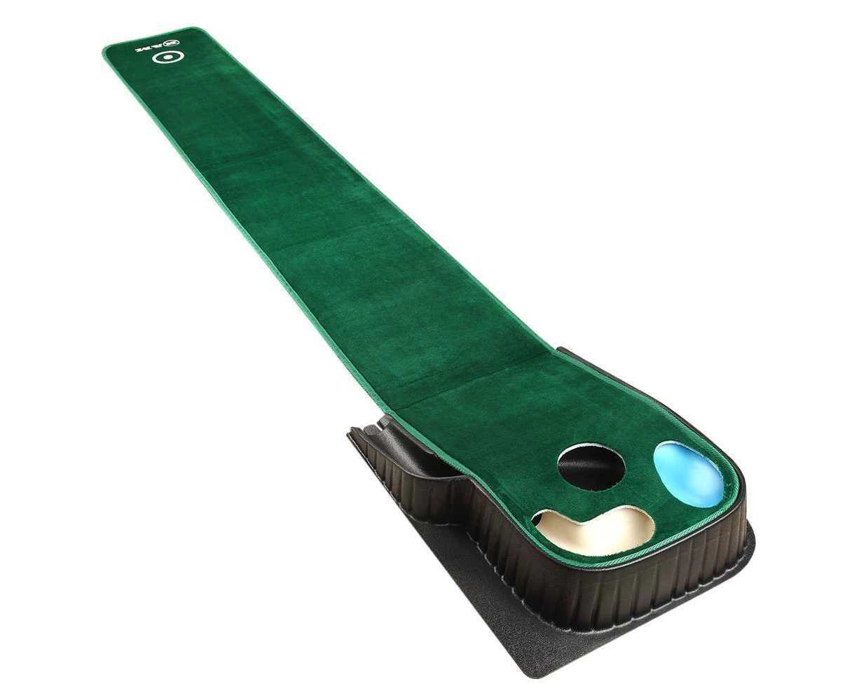 Ram Golf 2.4M Putting Mat with Dual Speed Grain and Auto-Return