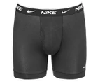 Nike Men's Dri-FIT Essential Cotton Stretch Boxer Briefs 3-Pack - Black/Blue/Navy
