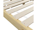 Oikiture Bed Frame Queen Size Wooden Timber Bed Frame Wooden Platform