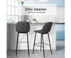 Levede 2x Bar Stool Barstools Counter Chair PU Padded Kitchen Pub Restaurant