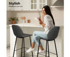 Levede 2x Bar Stool Barstools Counter Chair PU Padded Kitchen Pub Restaurant