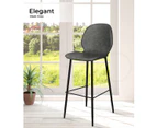 Levede 2x Bar Stool Barstools Counter Chair PU Padded Kitchen Pub Restaurant