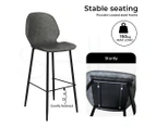 Levede 2x Bar Stool Barstools Counter Chair PU Padded Kitchen Pub Restaurant