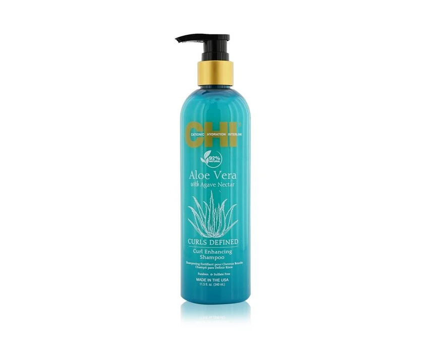 CHI Aloe Vera Curl Enhancing Shampoo by CHI for Unisex - 11.5 oz Shampoo