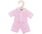 Bigjigs Toys Pink Pyjamas (for Size Small Doll) - FOR BIGJIGS TOYS DOLLS ONLY