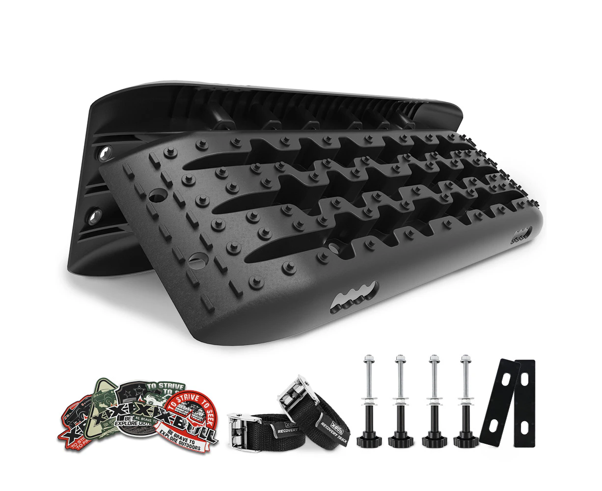 X-BULL Recovery Tracks Boards Traction Vechicle 4X4 Tracks With 4PC Mounting Pins Bolts 4WD Off-road