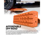 X-BULL Recovery tracks Sand 2 Pairs 4PC 10T 4WD Sand Snow Mud Off-road Gen 3.0 Orange