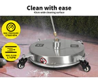 Traderight Pressure Washer Surface Cleaner With 4 Wheels Stainless 27600 kPa