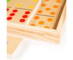 Bigjigs Toys Jumbo Wooden Dominoes Traditional Educational Game Playset Indoor