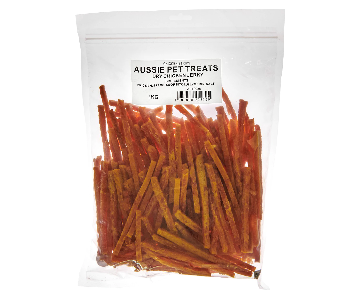 1kg Doglisious Chicken Jerky Strips