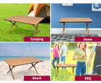 Folding Camping Table Portable Picnic Outdoor Egg Roll Foldable BBQ Desk