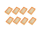 8pcs Vacuum Cleaner Filter Replacement For Karcher Flat-pleated Mv4