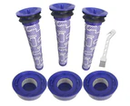 6pcs For Dyson V7, V8 Animal And Absolute, 3 Post Filter,3 Pre Filter