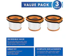 3pack Replacement Filter For Shark Wandvac System Wv360 Ws620 Ws630