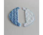 2pcs Replacement Washable Mop Cloth Mop Pads For Ilife A7 A9s Robot