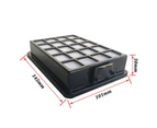 2pcs Dust Filters H13 For Samsung Sc21f50 Hepa Filter & Sponge Filter
