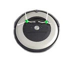 2 Pcs Green Side Brushes For Irobot Roomba I7 E5 E6 Vacuum Cleaner