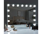 Hollywood Makeup Mirror With Lights 15 LED Lighted Vanity Mirrors Wall