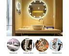 14 Bulbs Hollywood Style LED Makeup Vanity Mirror Lights Kit with Dimmable