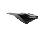 Unisex RFID Blocking Rugged Leather Compact Bifold Wallet - Black