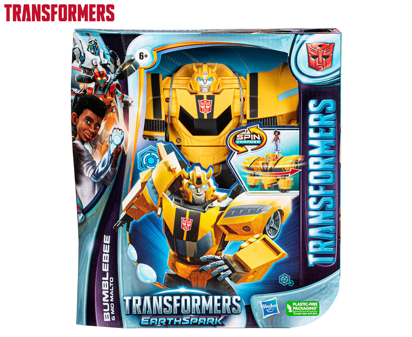 Transformers Earthspark Spinchanger Bumblebee