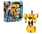 Transformers EarthSpark Spin Changer Bumblebee Toy w/ Mo Malto Figure