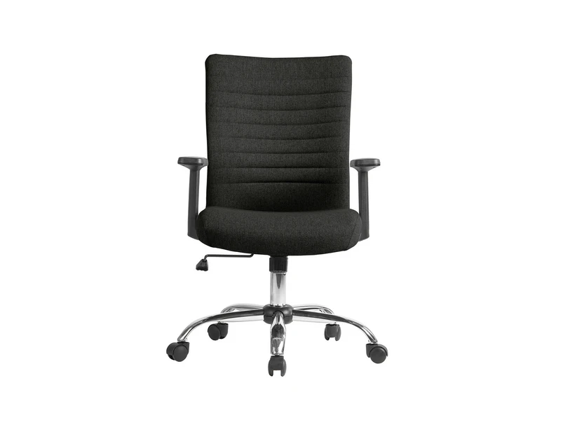 Luxo Carel Fabric Office Chair - Charcoal