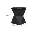 Levede Side Table Terrazzo End Tables Geometric Magnesia Concrete Stand Outdoor