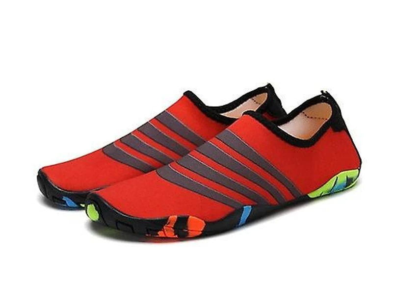 Unisex Swimming, Water Sports Seaside Beach Shoes Red Black - Red Black