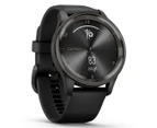 Garmin 40mm Vivomove Trend Silicone Smart Watch - Black