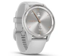 Garmin 40mm Vivomove Trend Silicone Smart Watch - Mist Grey/Silver