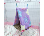 Pet Bird Parrot Soft Warm Straw Pad Hammock Hanging Cave Sleep Bed Nest Cage Toy-Green