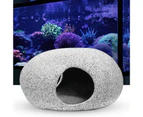 Spawning Cave Eco-friendly Natural Appearance Clay Aquarium Decoration Rock Cave Fish Tank Accessories-B