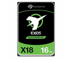 Seagate EXOS X18 16TB ST16000NM000J SATA CMR 3.5" Enterprise HDD International OEM Version - 3 Years Australian Warranty