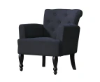 Artiss Armchair Wingback Charcoal Lothair