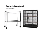 Bird Cage Pet Cages Aviary 144CM Large Travel Stand Budgie Parrot Toys