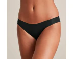 No Show Bikini Briefs - Lily Loves - Black