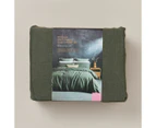 Target Lilah Linen Quilt Cover Set - Green