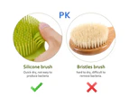 Back Brush,Ultra-Soft Silicone Shower Brush with Long Handle