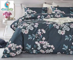 CleverPolly Hazel Botanical Quilt Cover Set - Multi