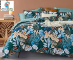 CleverPolly Bella Botanical Quilt Cover Set - Multi