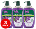 3 x Palmolive Naturals Anti-Stress Body Wash Ylang-Ylang & Iris 1L